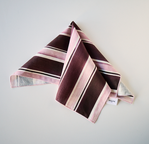 Rose Stripe Dinner Napkins